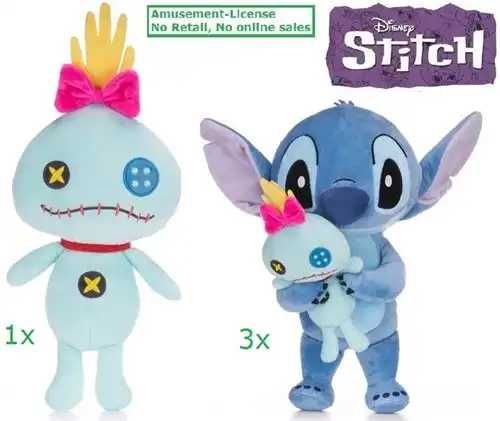PelucheS Stitch + Scrumpy 30CM