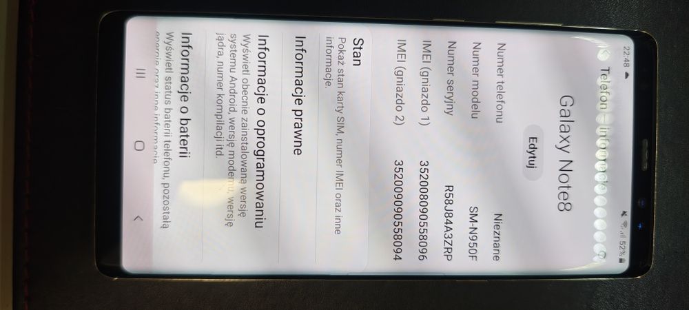 Samsung galaxy Note 8 duos