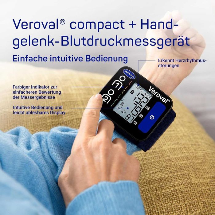 Тонометр на зап'ястя Veroval Compact + BPW 26 НОВИЙ