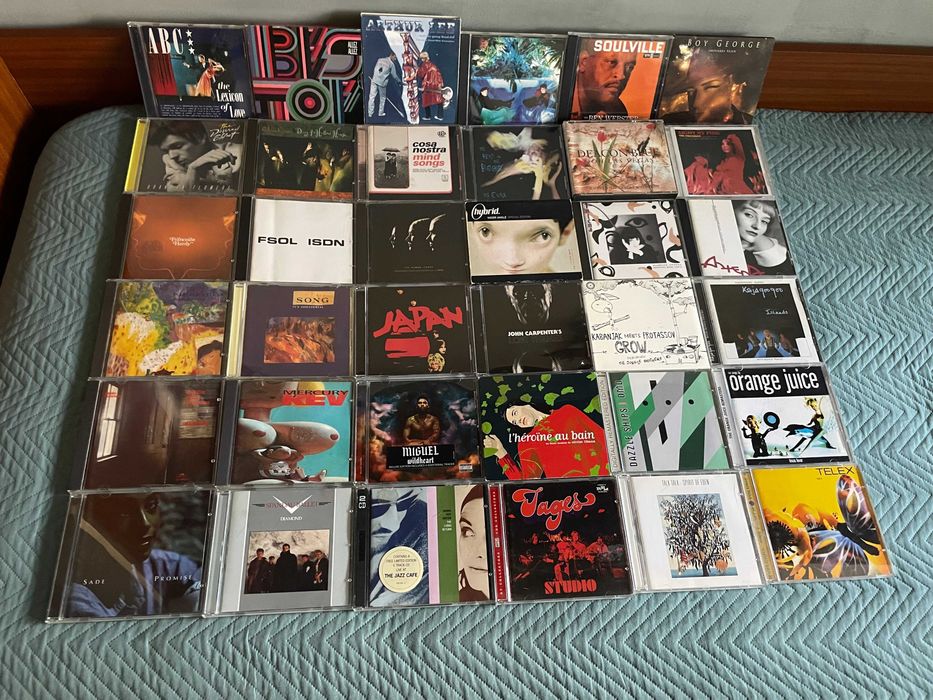 Lot of CDs spanning various musical genres