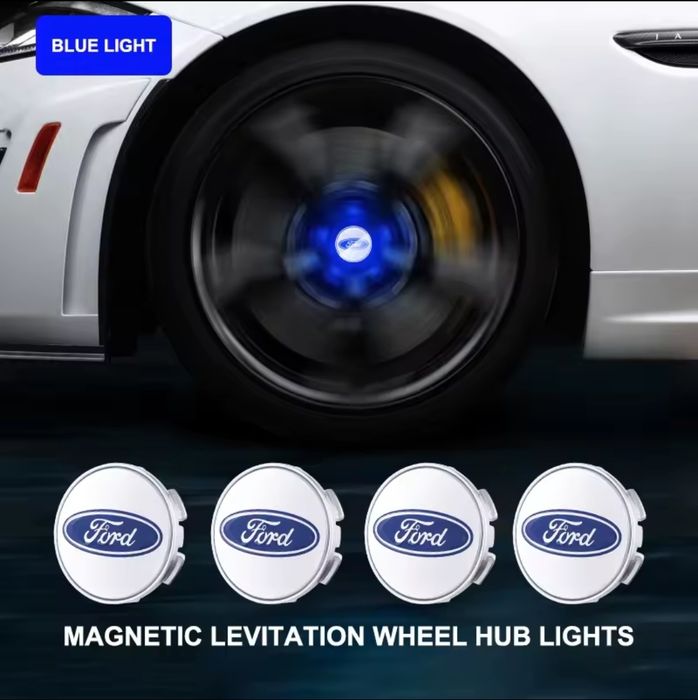 Светящиеся LED заглушки-колпачки для диска авто Ford mustang