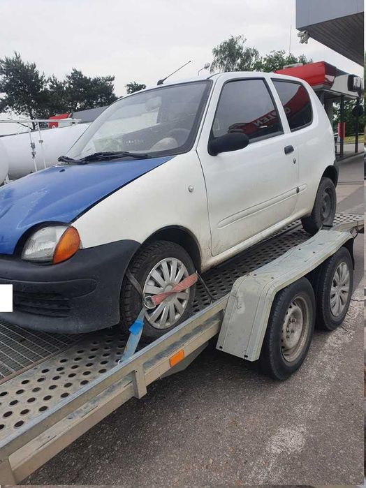 Fiat Seicento 1.1 benzyna kolor biały przeznaczony na części