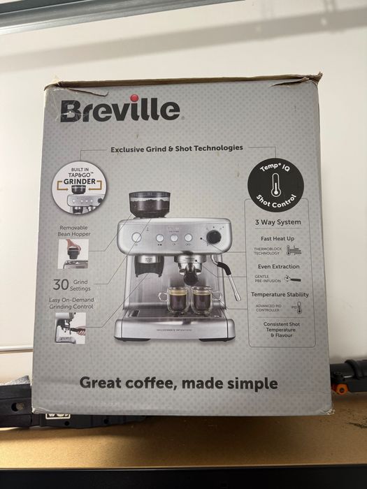 Breville barista max, ekspres kolbowy + dodatki