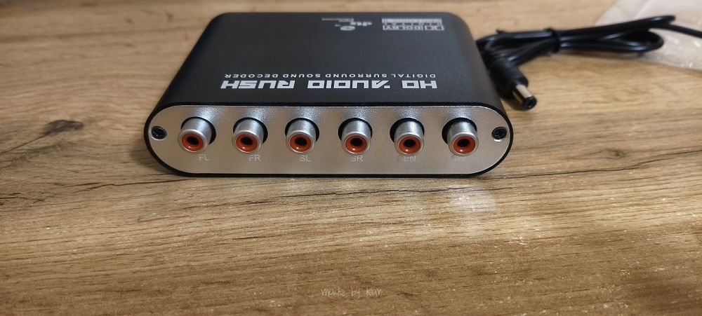 Аудіо декодер цифрового звуку з оптичного Toslink SPDIF в аналоговий 5