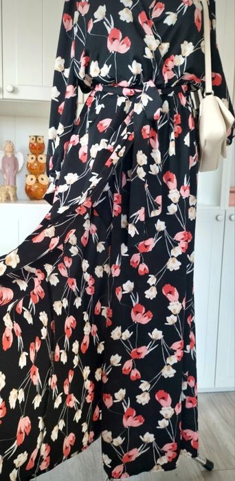 Długa nowa sukienka plus size Missguided plus long tall dress 48 50