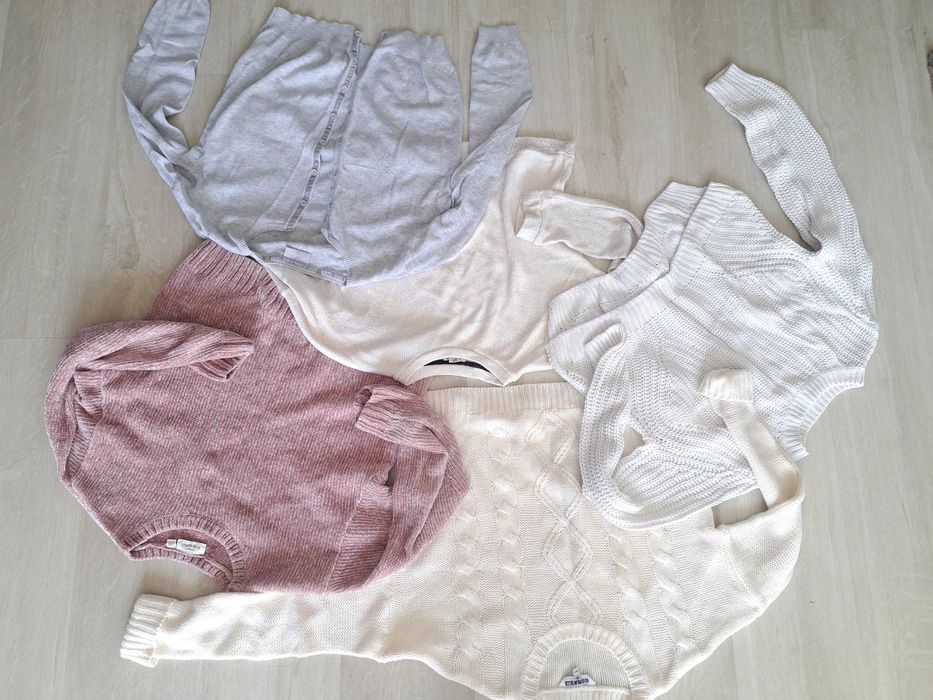 Sweterki  hm, new look,kappahl, river island 10-12 lat