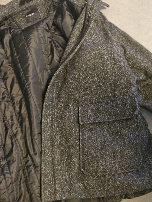 Męski ciepły płaszcz,  rozmiar L