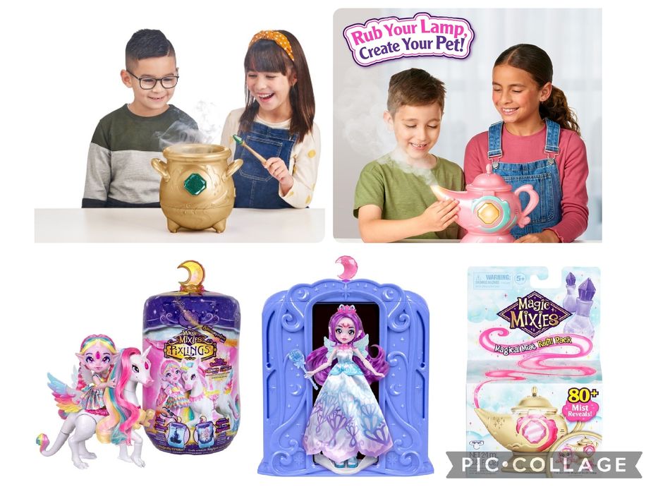 Ориг magic mixies lamp mirror cauldron pixlings лампа refill запаска