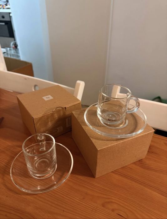 Chavenas de cafe Nespresso