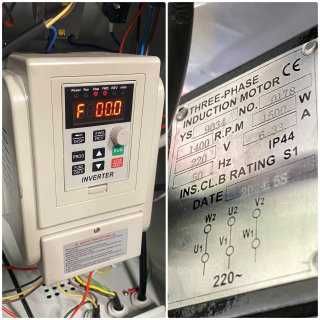 Токарний верстат 9craft GX360L 1500W 200мм патрон 52мм отвір прохідний