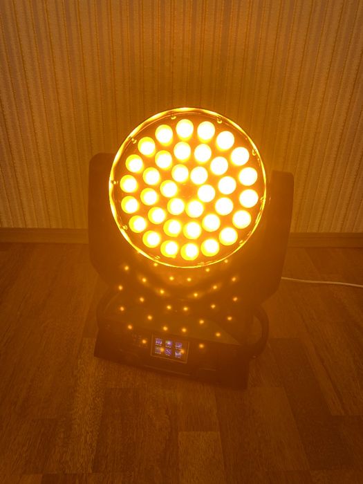 Светодиодная LED голова прожектор PR-C014D 36*18W ZOOM споты
