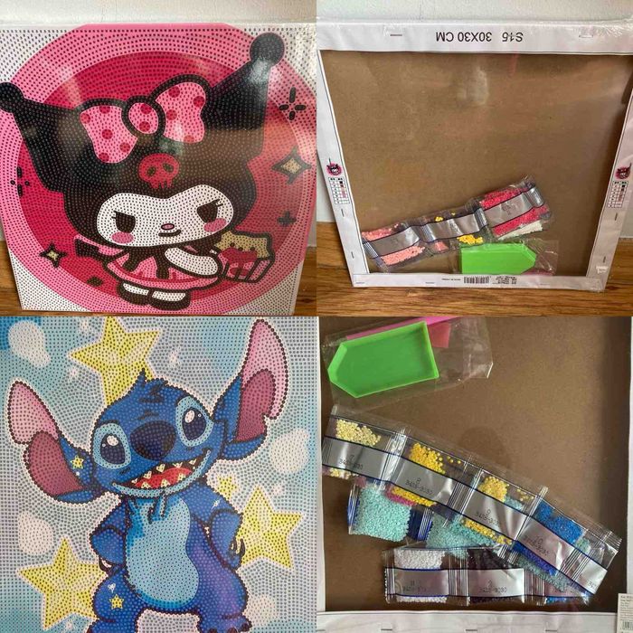 mozaika diamentowa 30x30 cm | zestaw do malowania diamentami