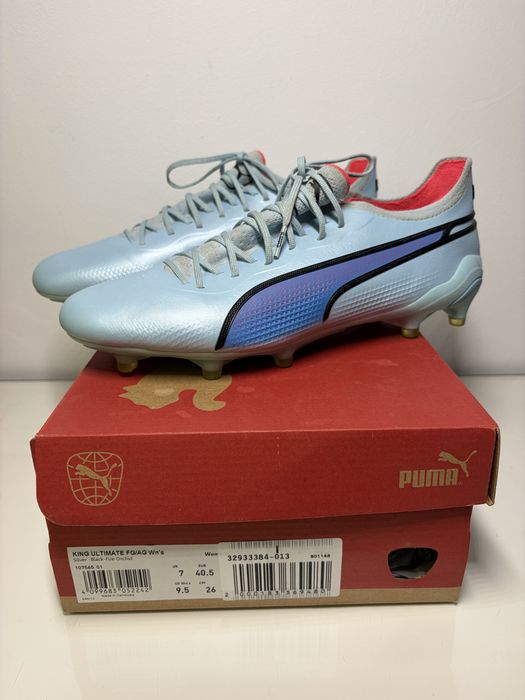 Buty piłkarskie, korki PUMA King Ultimate FG/AG silver