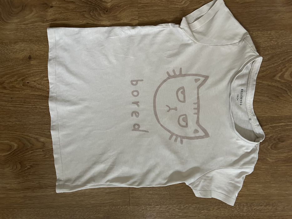 Koszulka T-Shirt dla Dziewczynki Reserved Rozmiar 128