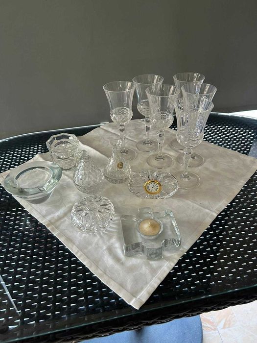 Conjunto de decoração de cristal/vidro