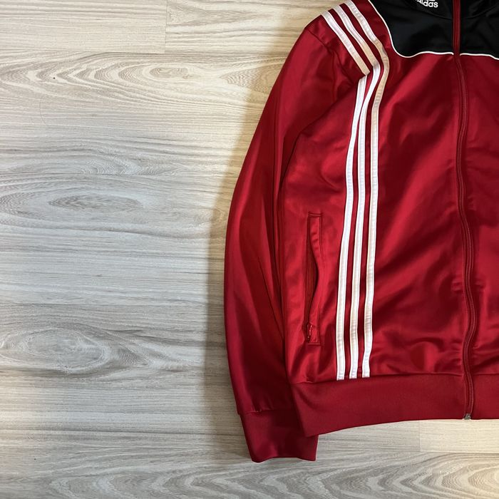 Kurtka Adidas track top czerwono-czarna M 2013