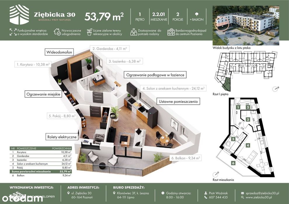 Ziębicka 30  | mieszkanie 2-pok. | 2_2_01