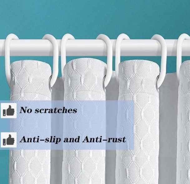 Drążek prysznicowy teleskopowy 170-260 cm czarny stal