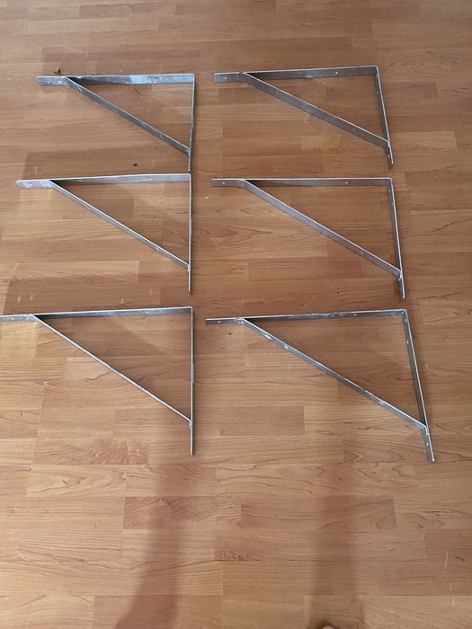 6 Poleias de 50 cm zincadas peso max recomendado 56 kg