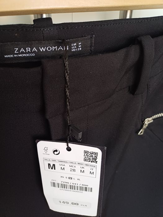 ZARA nowe eleganckie spodnie M średni stan