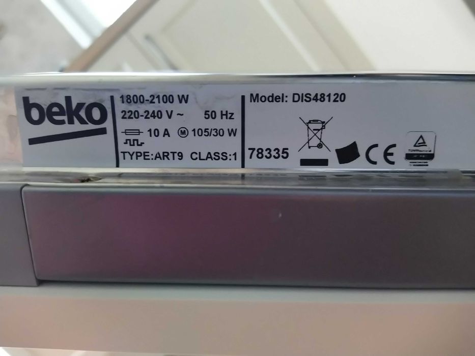 Szuflada kosz na sztućce i prowadnica do zmywarki beko szer.45 cm