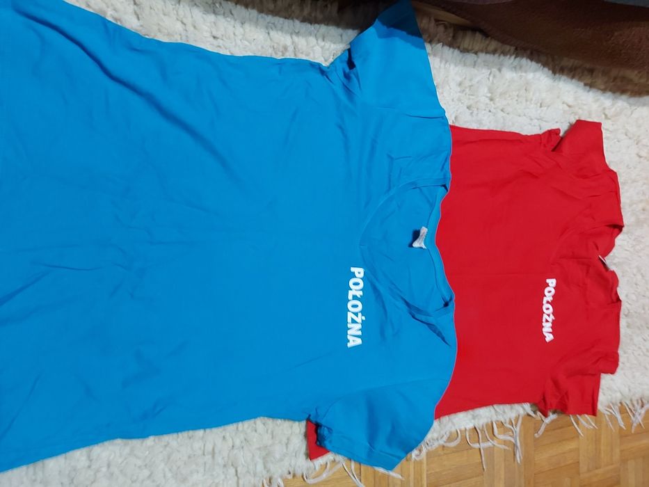 Koszulki do pracy dla położnej rozmiar Małe L