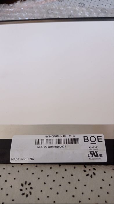 Ecrã BOE 14” Full HD NV140FHM-N48 V8.4 30 Pinos Mate para Portátil