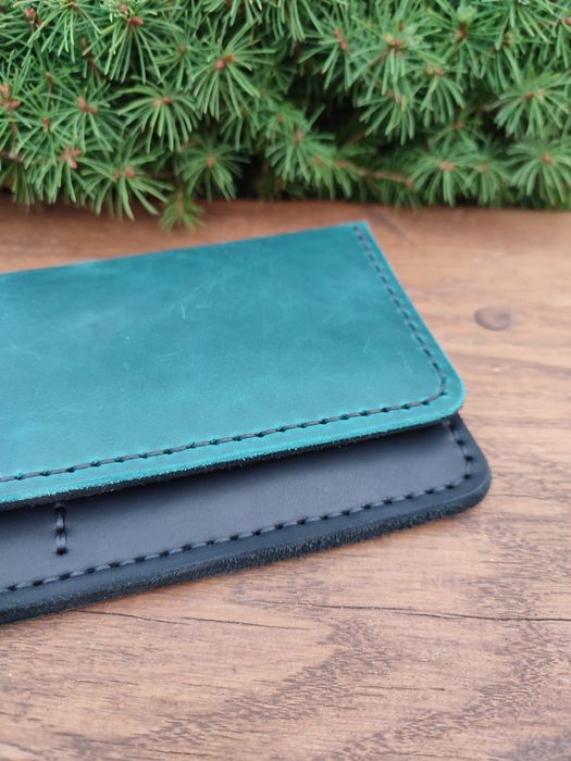 Шкіряний гаманець ручної роботи