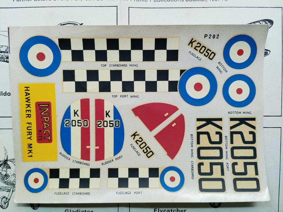 1/48 Inpact Pyro P202 Hawker Fury Mk.I Aeronautica Militar