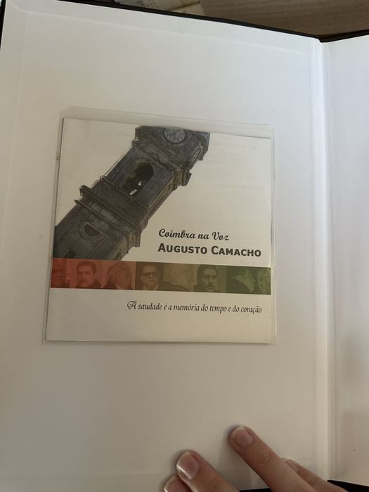 Livro O Canto e a Música de Coimbra - Fotobiografia de Augusto Camacho Vieira - Manuel Fernando Marques Inácio