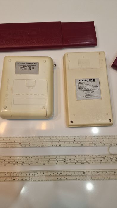 Calculadoras electrónicas antigas