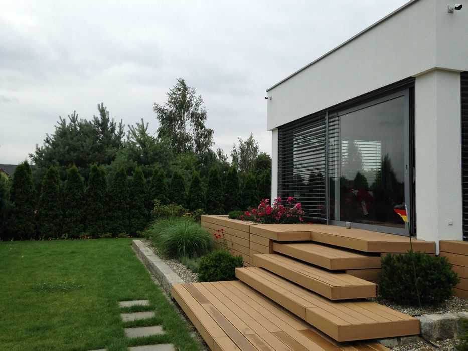 tarasy drewniane i kompozytowe, zadaszenia tarasu,