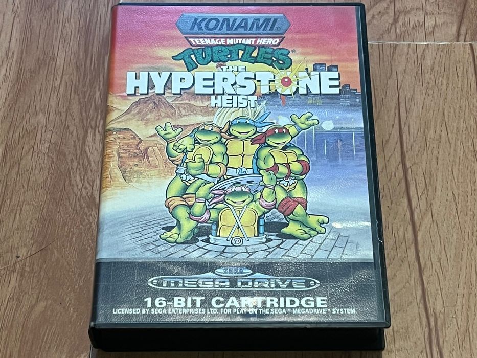 Jeu Teenage Mutant Hero Turtles The Hyperstone Heist Sur Mega Drive (Pal) - Bon état