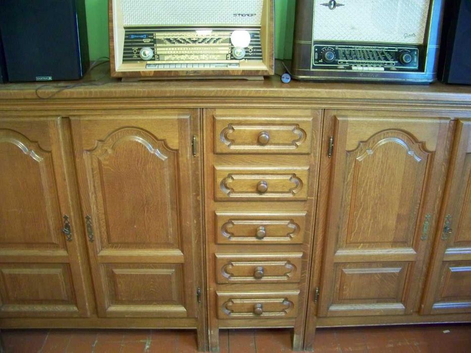 Dębowa komoda duża dzielona lite drewno długość blatu 280cm!