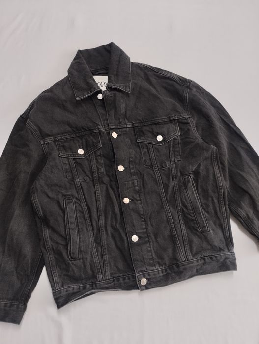 ZARA kurtka jeansowa katana czarna 100% bawełna S