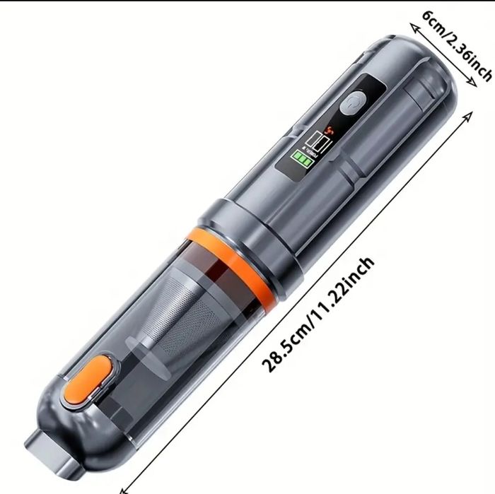 Мини пылесос аккумуляторный зарядка USB -c