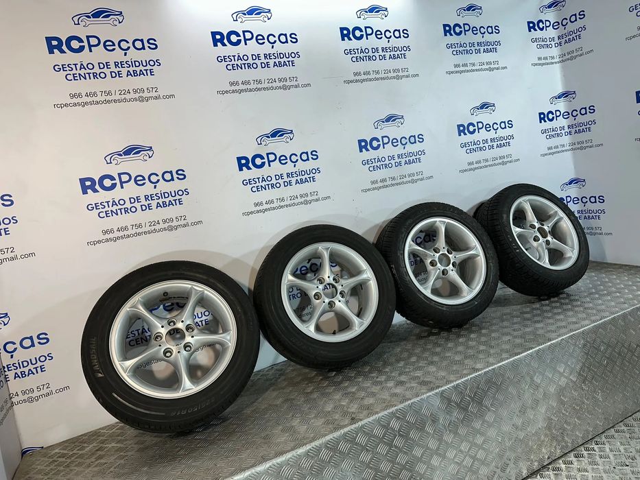 Conjunto Jantes 16 Originais BMW Style 102 5×120 ET47 7J 6758187 2003