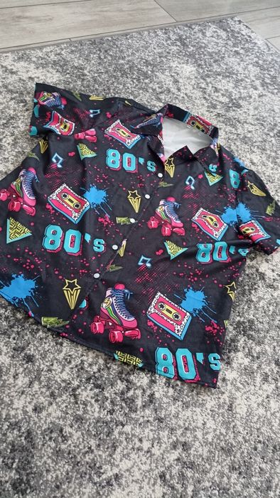 Рубашка,Сорочка для вечірки в стилі 80-х ,90-х ,Ретро стиль.Опис нижче