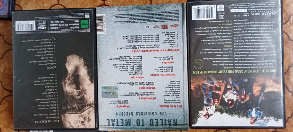 ДВД,DVD музыкальные-Rammstein,UDO,Bon Jovi,Tiamat E.Clapton