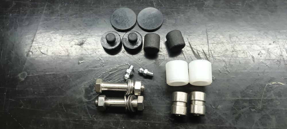 Wahacze pchane, zawieszenie przód, Komar Romet Pegaz