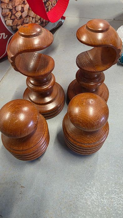 Argolas de madeira para cortinados