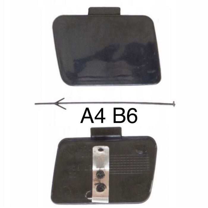 Заглушка Кришка Бампера Крюка Гака Audi,A4,B6,B7,B8,Ауді,А4,Б6,Б7,Б8