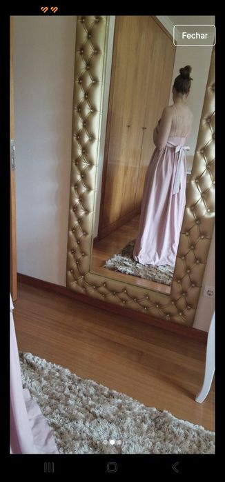 Vestido Rosa Seco