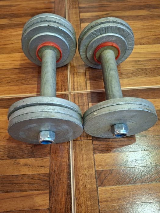 Гантели  наборные  металлические