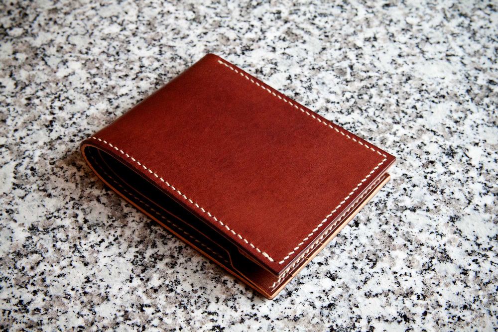 Klasyczny, piękny portfel wykonany ręcznie | handmade