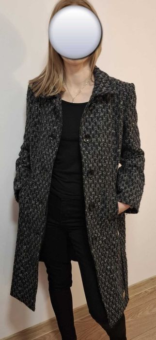 Debenhams Collection - Płaszcz zimowy z paskiem