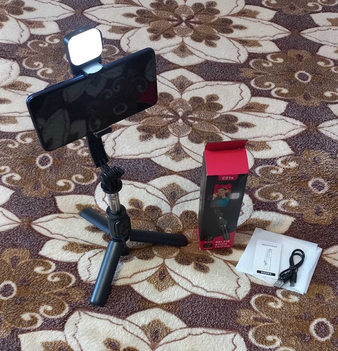 C01S палиця для селфі Bluetooth, підставка телефону, трипод, штатив