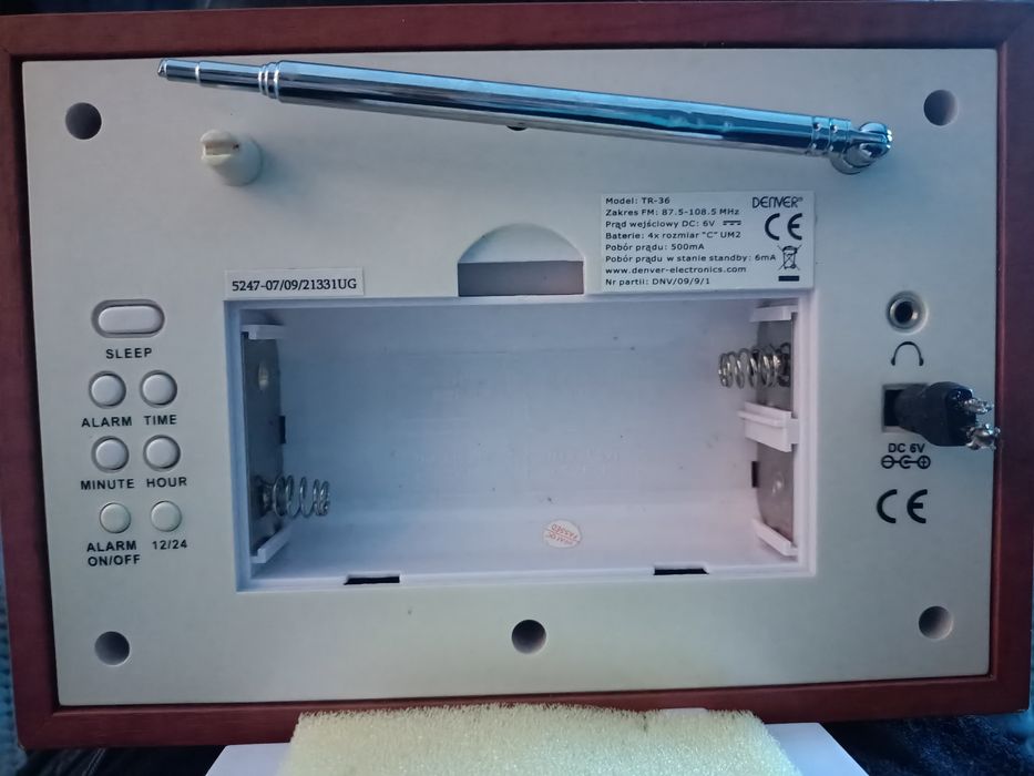 Radio analogowe denver TR-36