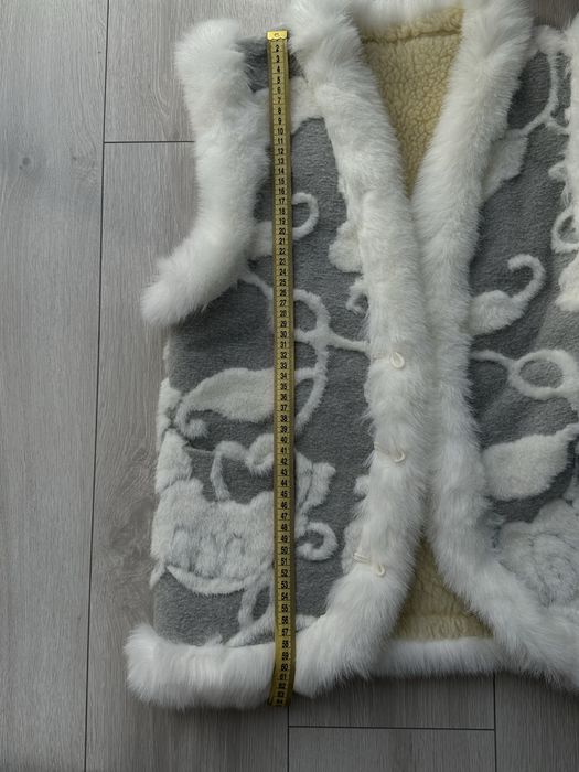 Кептар (жилетка) з овчини жіночий