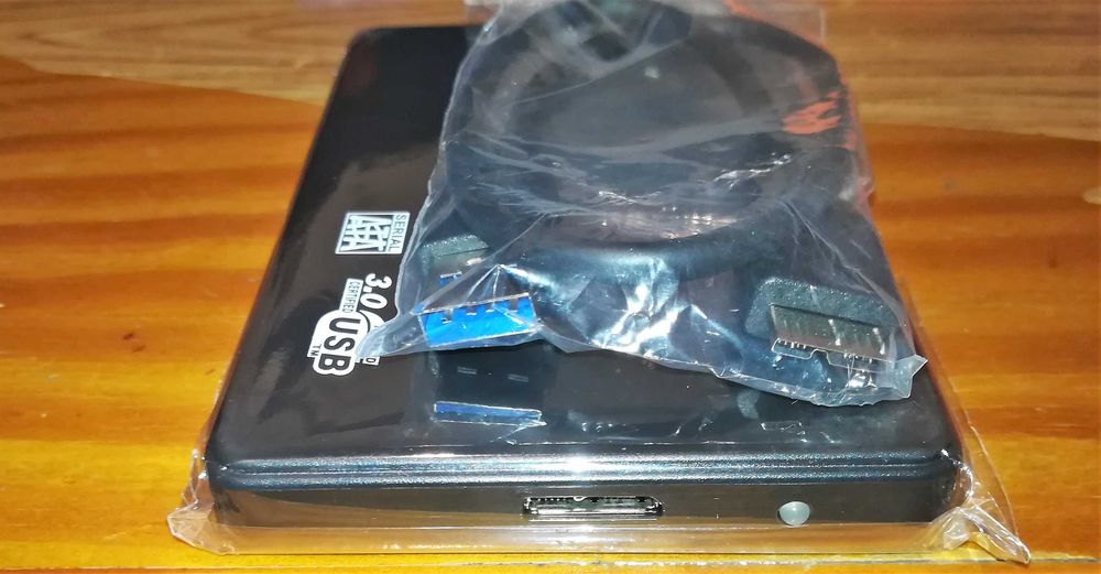 Caixa Externa para Disco Rigido 2.5'' USB 3.0 - Novo e Lacrado.